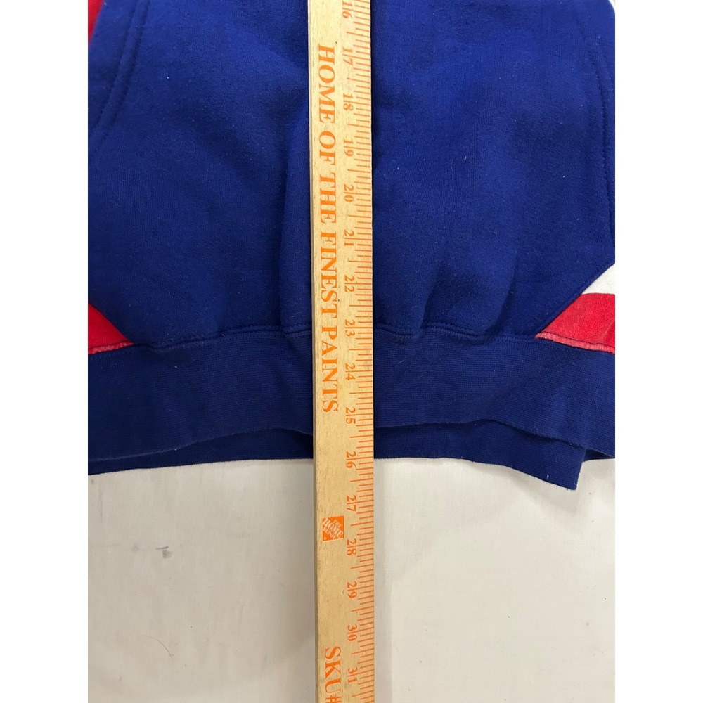 Joe's Washington DC American Red White Blue Flag USA Hands Through Hoodie Sz XL - Picture 3 of 9